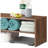 Wood Stackable 2-Shelf Shoe Rack, Walnut