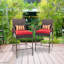 Tabouret de bar d'extérieur 30 po avec coussin Heshy-1258796446-1291861230