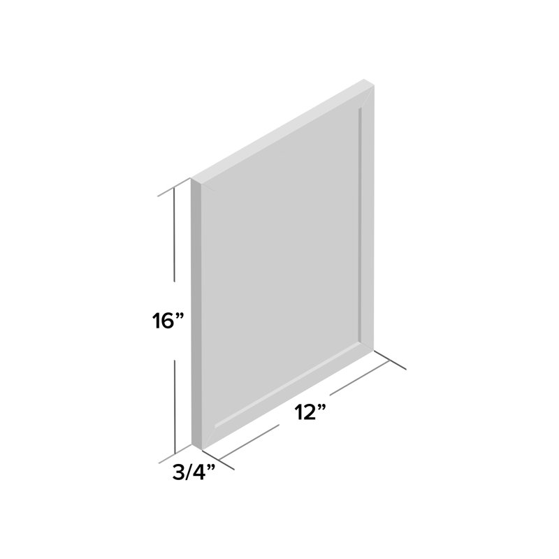 Gallery Black Matte Picture Frame with Mat