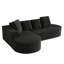Canapé combiné moderne avec coussins rembourrés Corduroy-1289073669