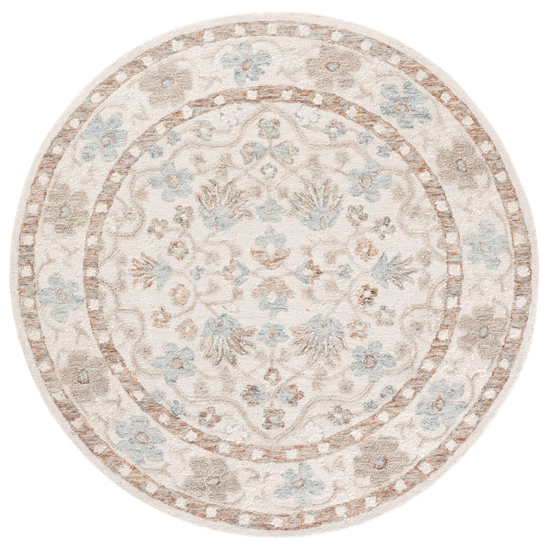 Metro 205 Hand Tufted 80% Wool; 20% Cotton Oriental Rug, Round 6'