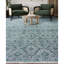 Geometric Area Rug in Silver/Light Green-69928296