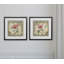 Fleur classique - ensemble de 2 reproductions d'art graphique-27609920