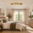 Shineo 1 - Light Square / Rectangle Dimmable Wood LED Flush Mount