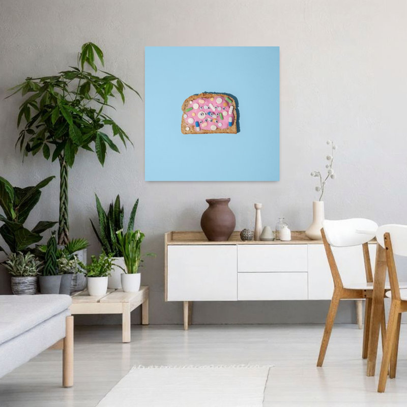 Art contemporain, art mural contemporain, H 36 po x l 36 po