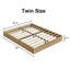 Structure de lit plateforme simple en bois, conception en bois cannelé, lattes de support solides, assemblage facile, blanc ivoire-252057790-252057789