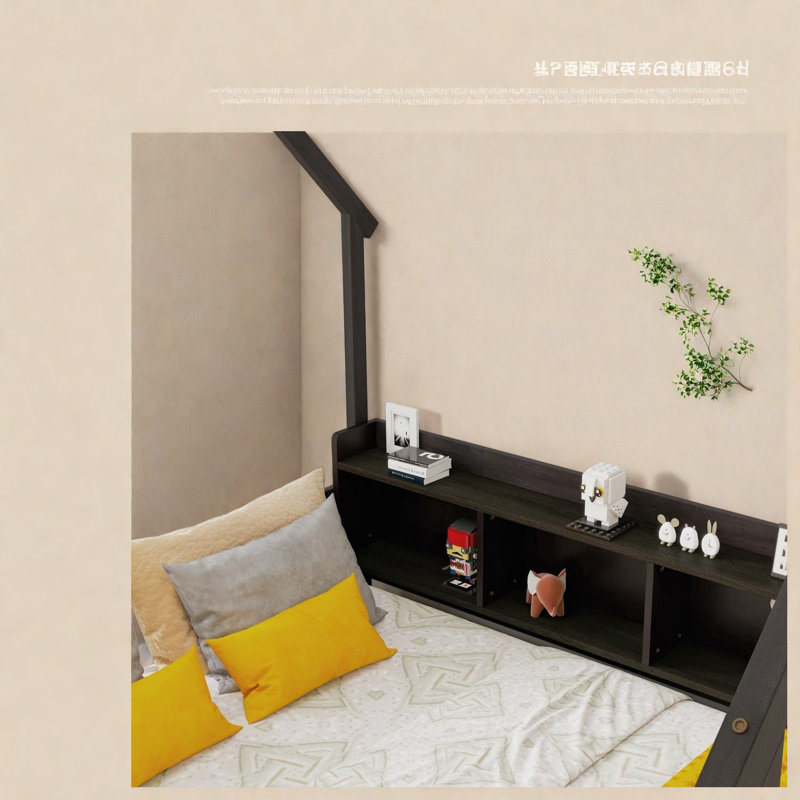Lits avec rangement, lit double en bois de pin pour maison moderne
