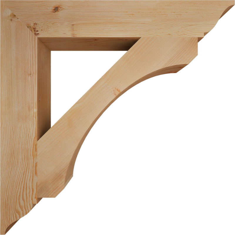 Support lisse Legacy, Sapin de Douglas, H 38 po x l 5,5 po x P 38 po