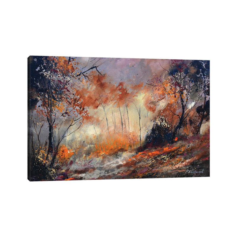 Autumn In The Wood by Pol Ledent - Wrapped Canvas Gallery-Wrapped Canvas Giclée, 20.32 cm H x 30.48 cm W
