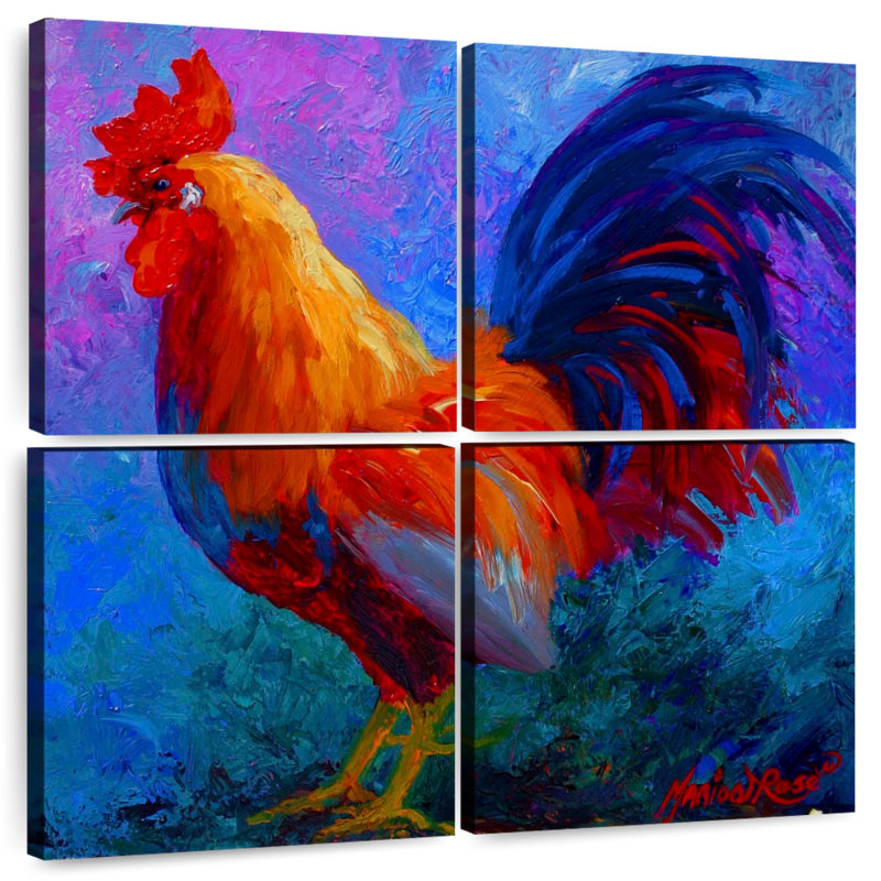 Brampt Rooster Bob, H 26 po x l 26 po