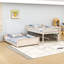 Wood Bunk Bed with Shelves and Lights-978687203-978687206