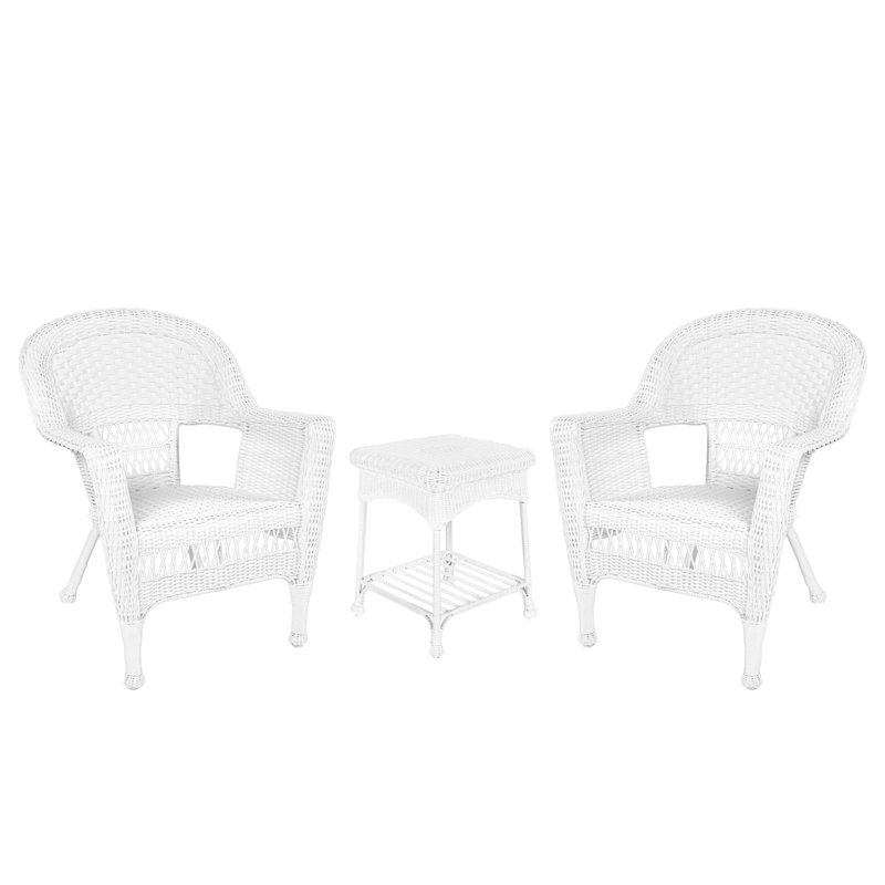 Ensemble de conversation 3 pièces Goodman, Blanc