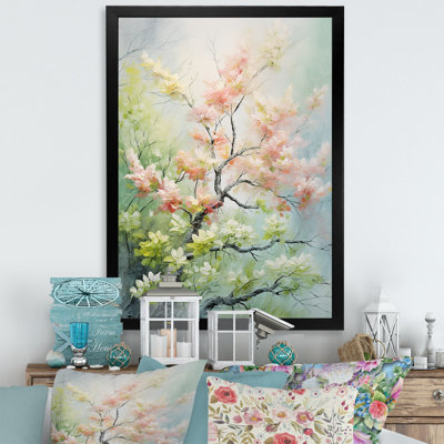 «Tree American Basswood Spring Blooms III», art mural arbre