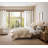 Linen blend crushed textured semi sheer curtains Neutral Modern Farmhouse for Living room Bedroom Darpes-237910324-237910320