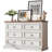 Farmhouse 6 Drawer Dresser