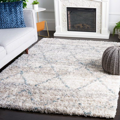 Shaylen Shag 800 Performance Geometric Rug
