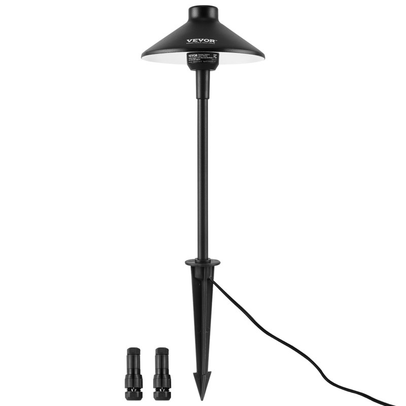 Matte Black Low Voltage Integrated LED Aluminum Pathway Light Pack
