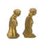 Ensemble de 2 serre-livres buste Venus de Milo 4,5 x 5 x 10 po avec finition dorée