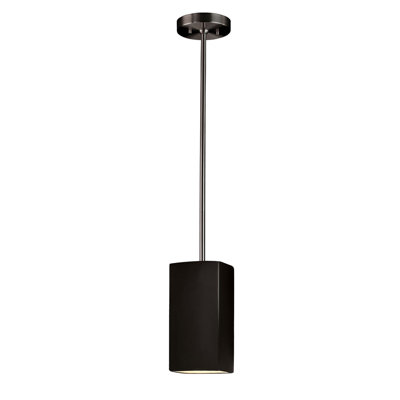 Luminaire suspendu carré 1 lumière Radiance