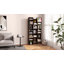 HOMCOM 21 Cube Tall Bookcase with 10 Adjustable Shelves-600760843