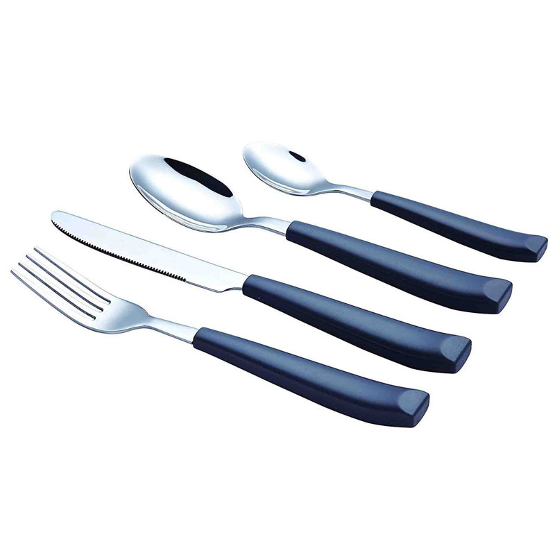 Metro Lane Chaselynn 24 Piece Stainless Steel Cutlery Set , Service for 6, Grey