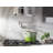 Moen Modern Wall Mount Swing Arm Folding Pot Filler Kitchen Faucet-11239691