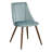 Compact 3-Piece Dining Set For Small Spaces, Round Dining Table With 2 Velvet Dining Chairs (Walnut)-1686560846