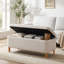 Polyester Upholstered Storage Bench-360598655