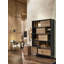 Oscar Solid Wood Geometric Bookcase