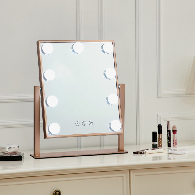 Lottemaria Metal Rectangle Floor Mirror
