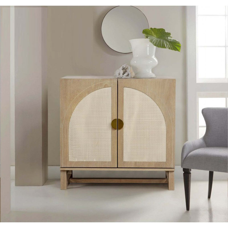 Armoire de rangement Boho Rattan