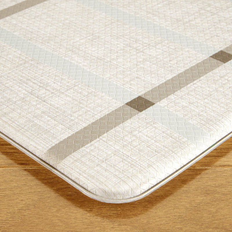 TOWN & COUNTRY BASICS Comfort Plus Non-Slip Backing Kitchen Mat, Beige, Rectangle 1'6" x 3'3"