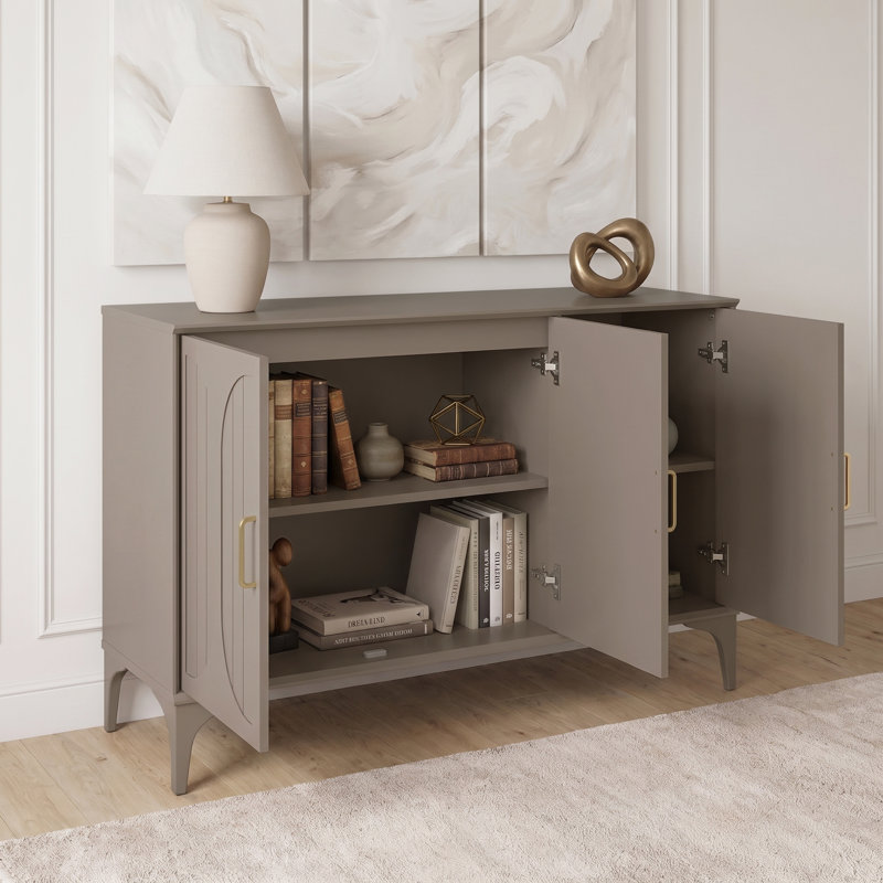 Harrington Curtis 3 Door Sideboard, Warm Nude