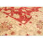 Tapis en laine rouge/ivoire 7 pi 2 po x 10 pi 1 po one-of-kind à la main-noué la 2010 chobi Bywood