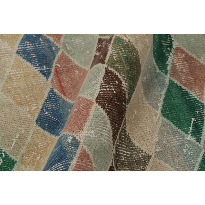 Vintage One-of-a-Kind 3'2X9'5 Hand Knotted Area Rug