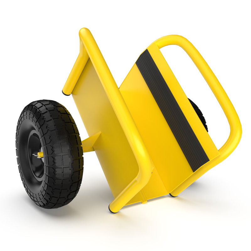 Heavy Dity Door Cart Dolly, Jaune