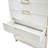 Palm Gate 6-Drawer Chest - Cloud White