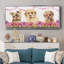 Collection Puppy Valentine, toile encadrée-110587154