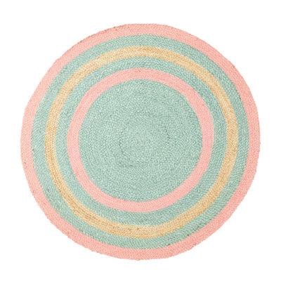 Palas Denizli Green Rug 3'3" x 3'3"