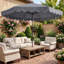 Parasol de patio 10 pi avec bouton poussoir inclinable et manivelle-2055473985