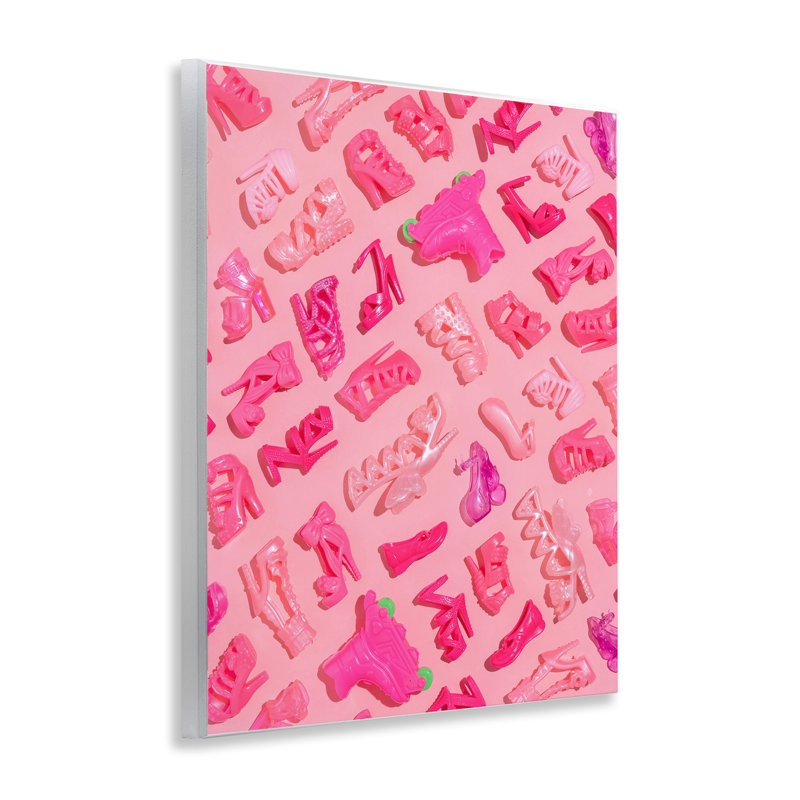 Plaque murale Tiny Doll Shoes, design par Lish Creative