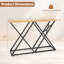  Console industrielle 55 po avec structure en métal massif et canapé rustique avec rangement
