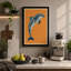 Leaping Dolphin Coastal 1 Piece Wrapped Canvas Wall Art-134495664-134495666