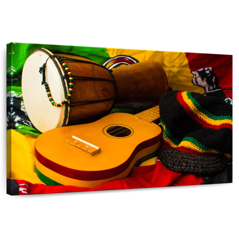 Abarca Reggae Instruments, H 30 po x l 45 po