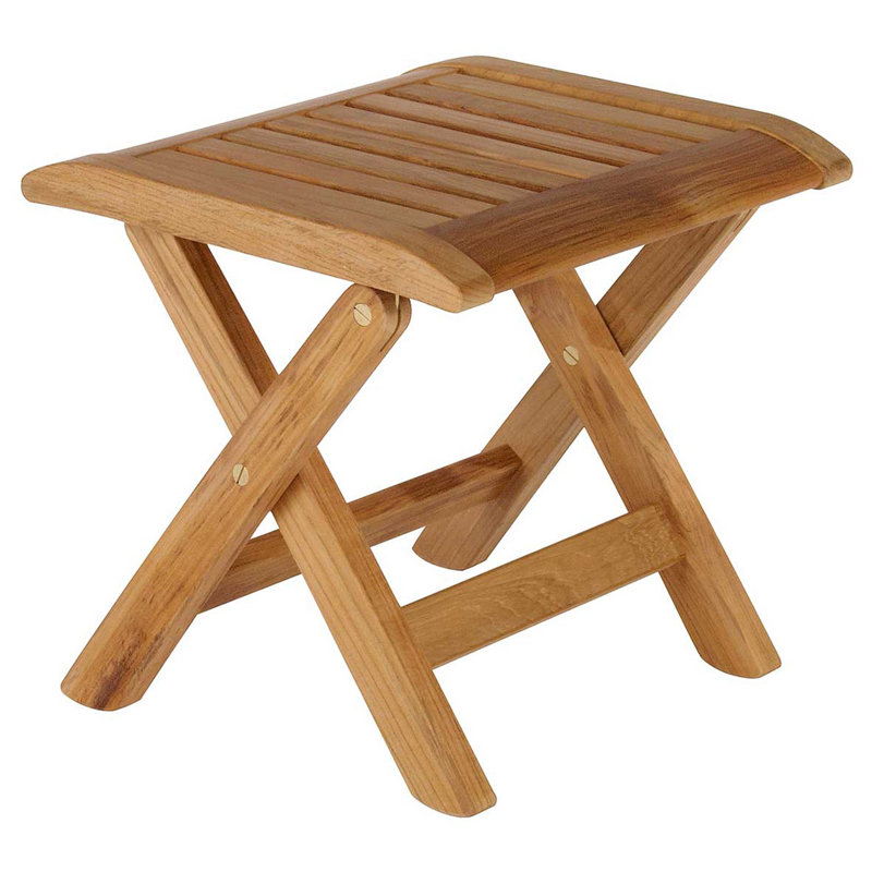 Ascot Outdoor Square Teak Side Table