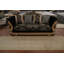 Tapis de couloir beige rétro vintage avec motif floral subtil 3 x 10