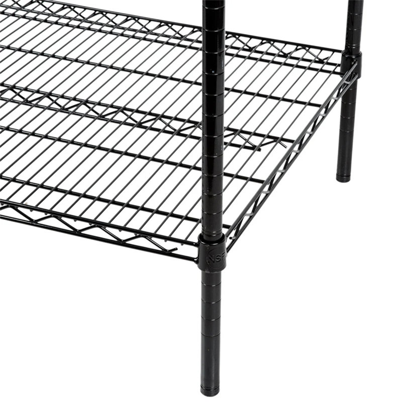 Rayonnage Glencliff, H 74 po x l 24 po x P 24 po, Noir mat