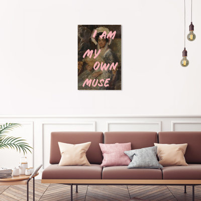 «My propre muse II sur toile» par Wynwood Studio Print