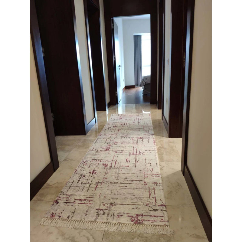 Tapis Masanao avec envers antidérapant, Tapis de couloir 3 pi 11 po x 8 pi 2 po