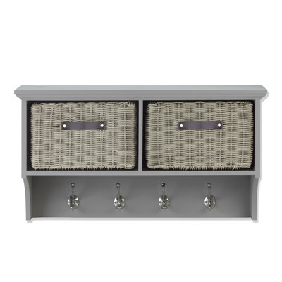 Anita Solid Wood Cube Shelf